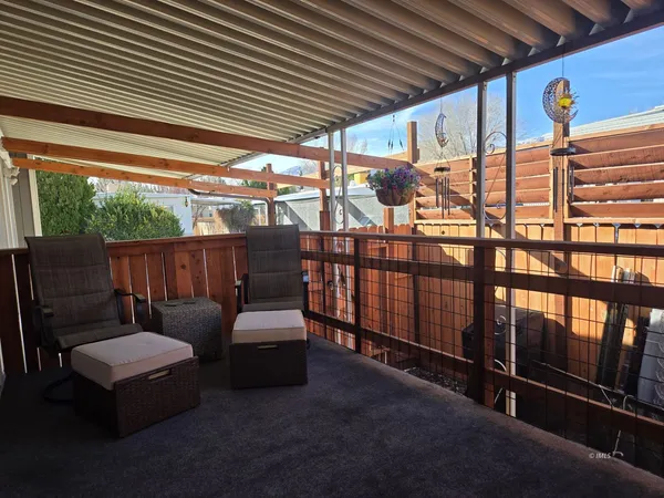 a outdoor space with patio