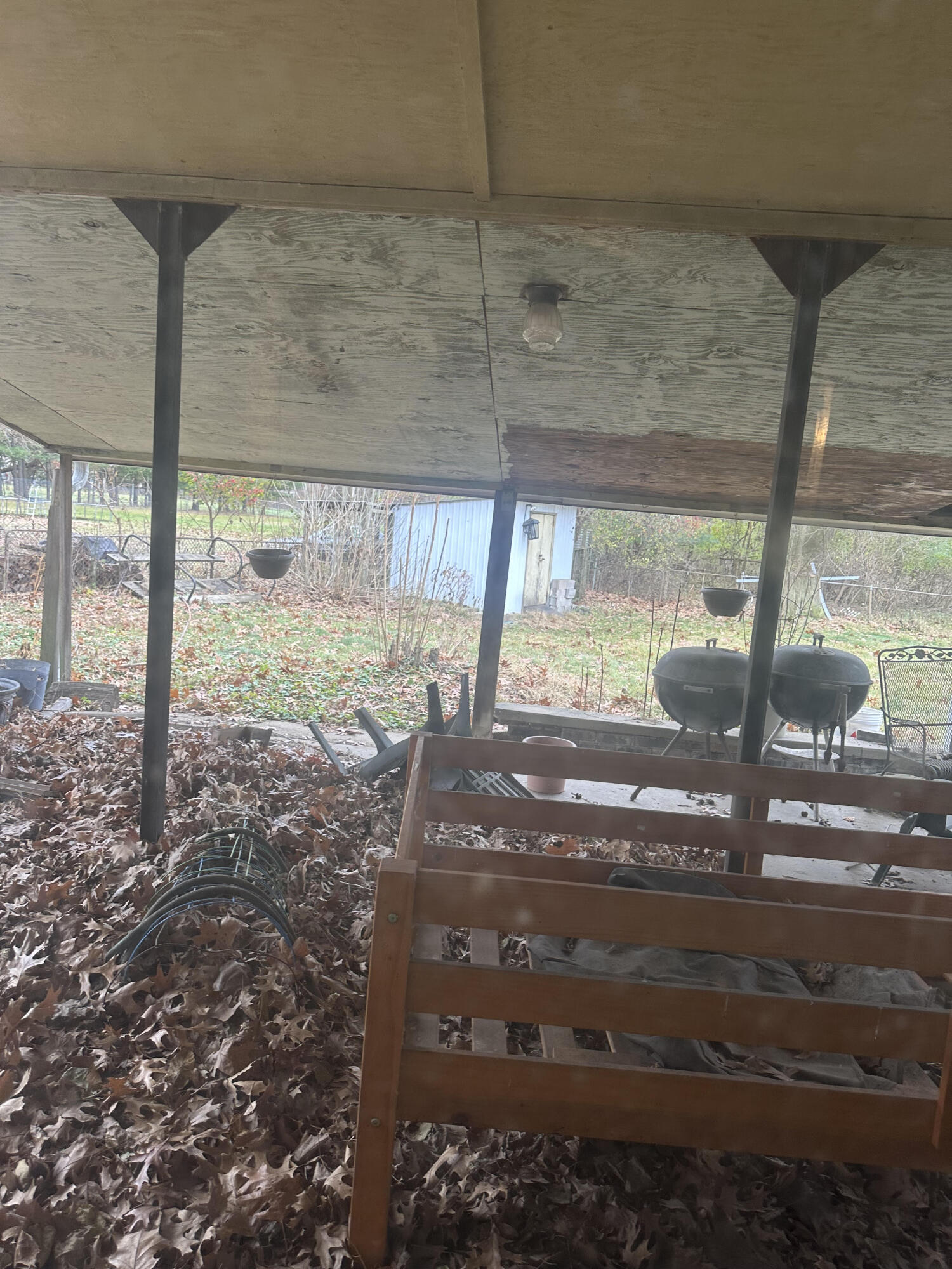5489 Clem Road Portage, IN 46368 - Photo 15 of 48 a view of a porch of a house