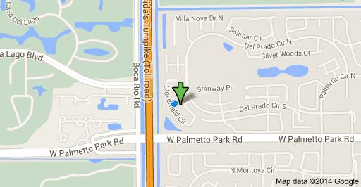 7764 Cloverfield Circle Boca Raton, FL 33433 - Photo 34 of 34 Cloverfield map
