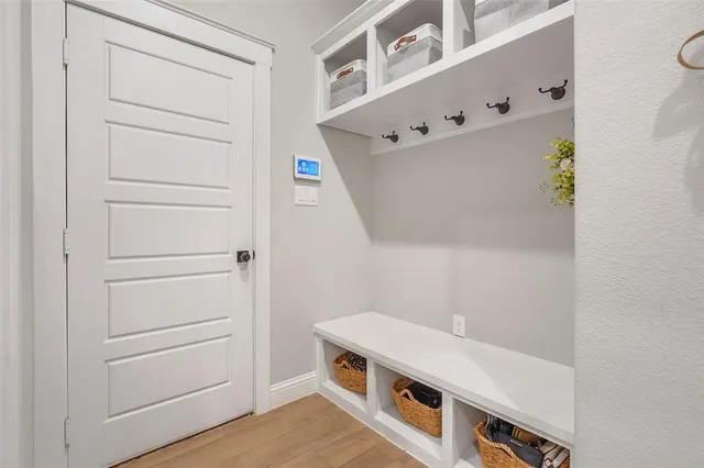 a room with storage and utility