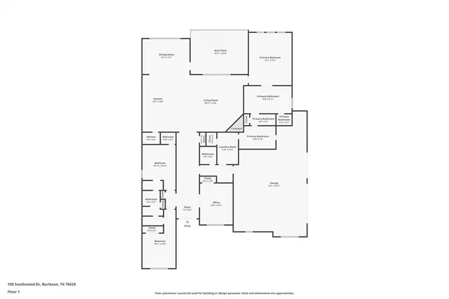 a picture of floor plan