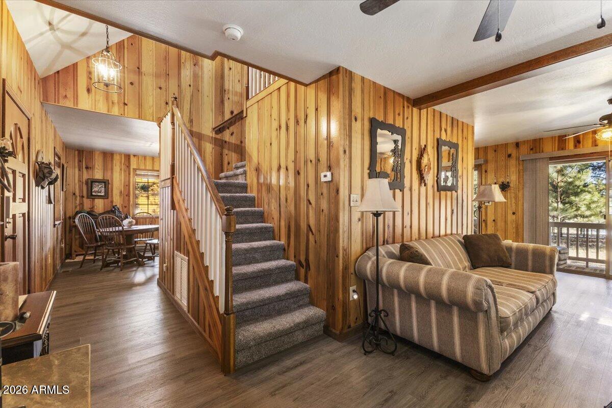 24 County Road 2065 Alpine, AZ 85920 - Photo 13 of 32 a living room with furniture and a wooden floor