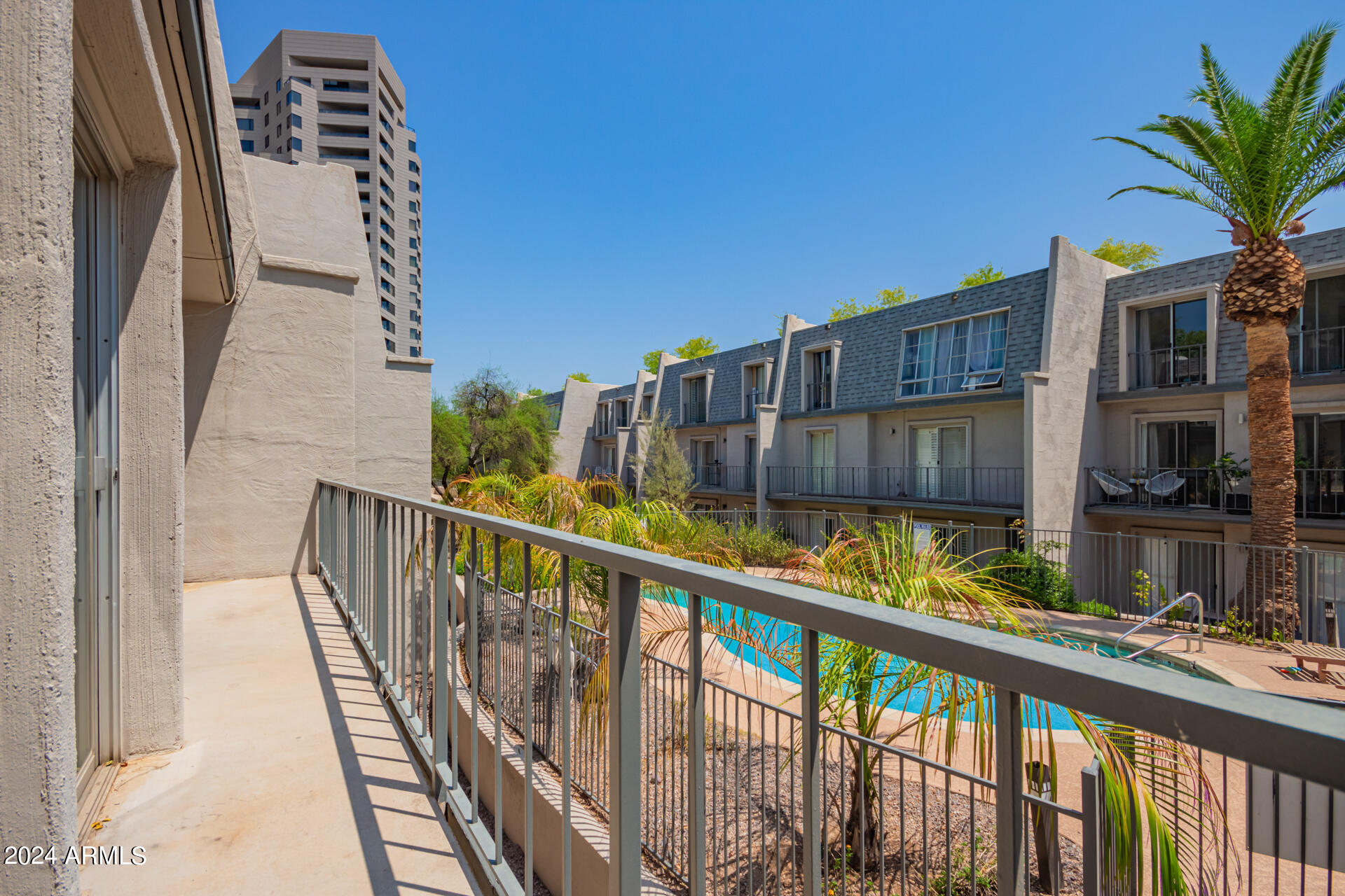 1014 East Osborn Road, Unit C Phoenix, AZ 85014 - Photo 22 of 24 a view of balcony with furniture
