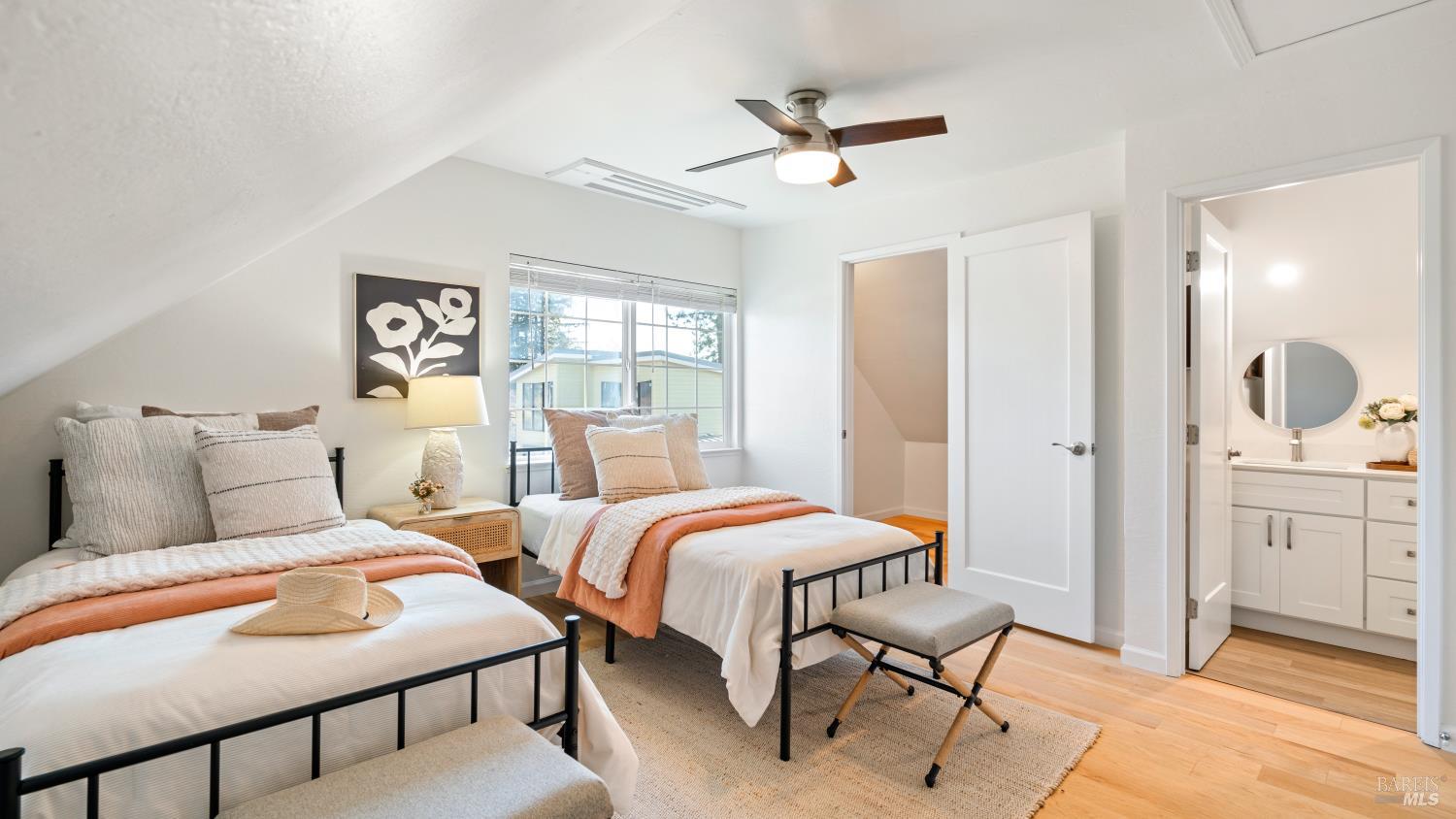 21 Alta Drive Petaluma, CA 94954 - Photo 14 of 22 a bedroom with two beds and a dresser