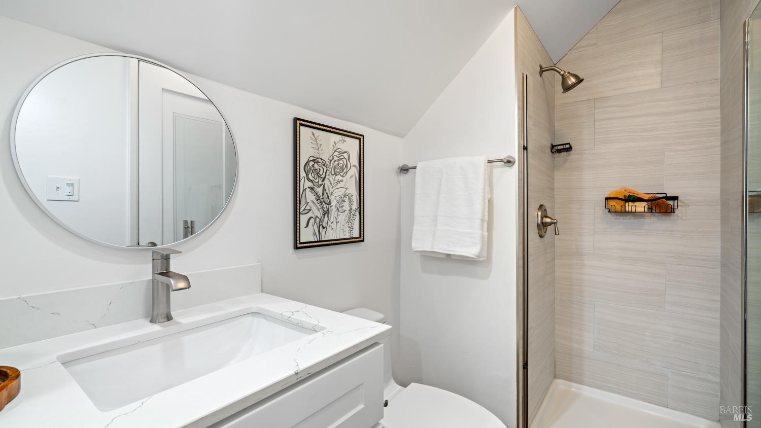 21 Alta Drive Petaluma, CA 94954 - Photo 17 of 22 a bathroom with a sink toilet and shower