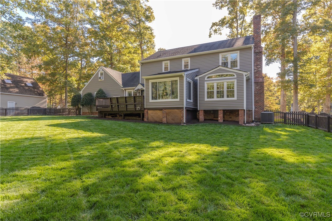 13318 Lady Ashley Road Midlothian, VA 23114 - Photo 33 of 37 Rear view of house