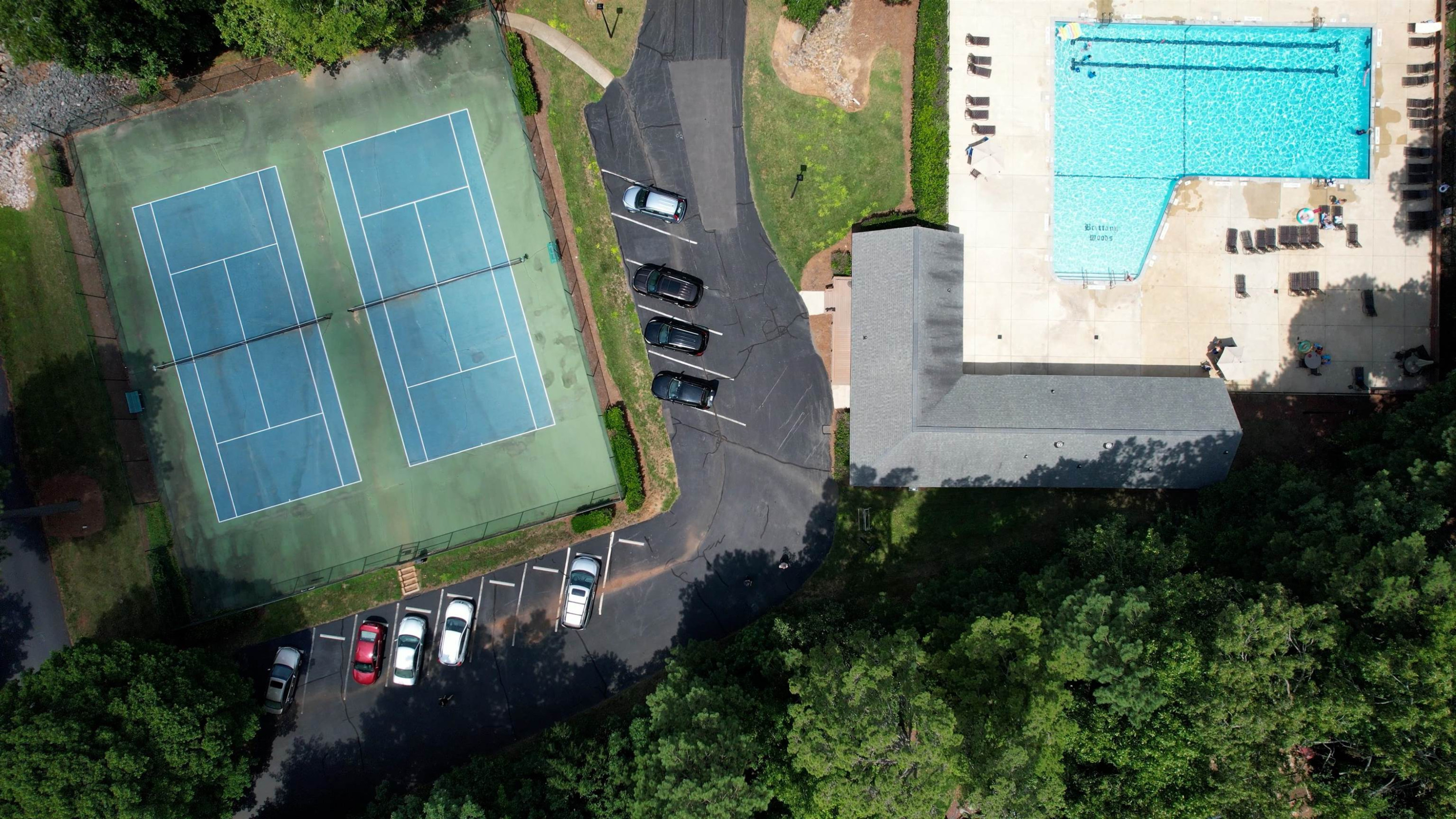 7008 Sandringham Drive Raleigh, NC 27613 - Photo 48 of 52 Pool and Tennis Courts