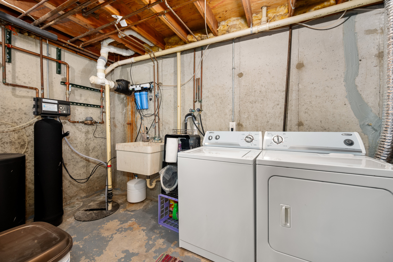 1721 Cedarbrook Court, Unit 1 Sycamore, IL 60178 - Photo 18 of 18 a utility room with dryer and washer