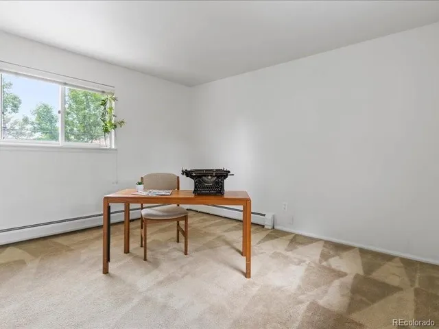 a view of a workspace with a window