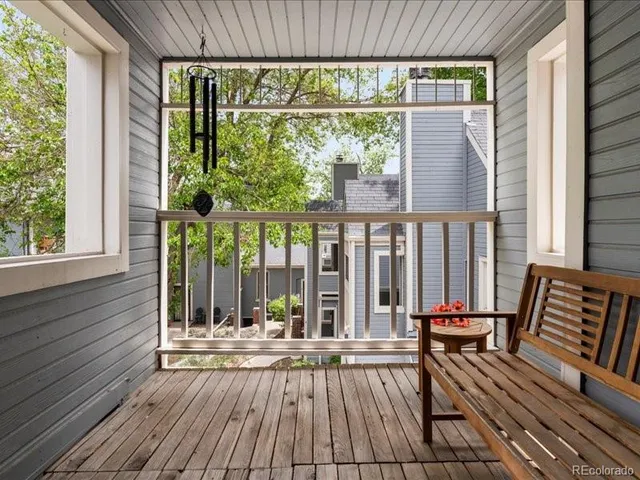 a view of outdoor space with seating area