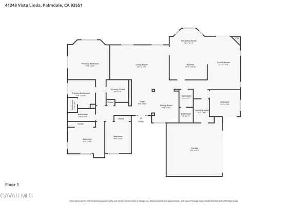 $765,000 | 41248 Vista Linda, Palmdale, CA 93551
