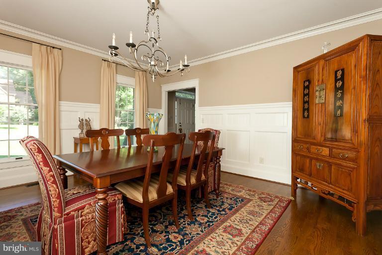 7 Roland Court Towson, MD 21204 - Photo 12 of 25 a view of a dining room with furniture window and wooden floor