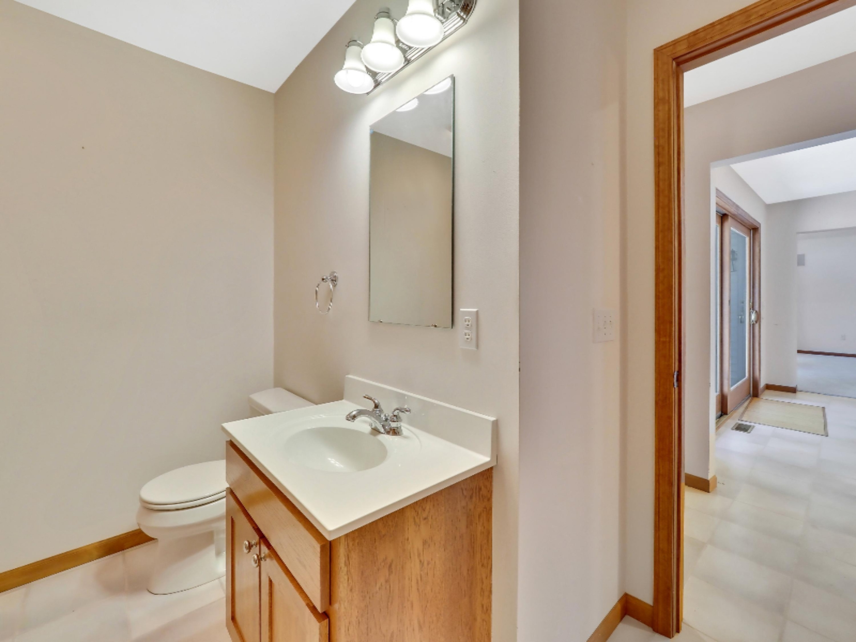 3669 Rakoniewski Road Manistee, MI 49660 - Photo 17 of 32 Half-Bathroom and Laundry Rm off Kitchen