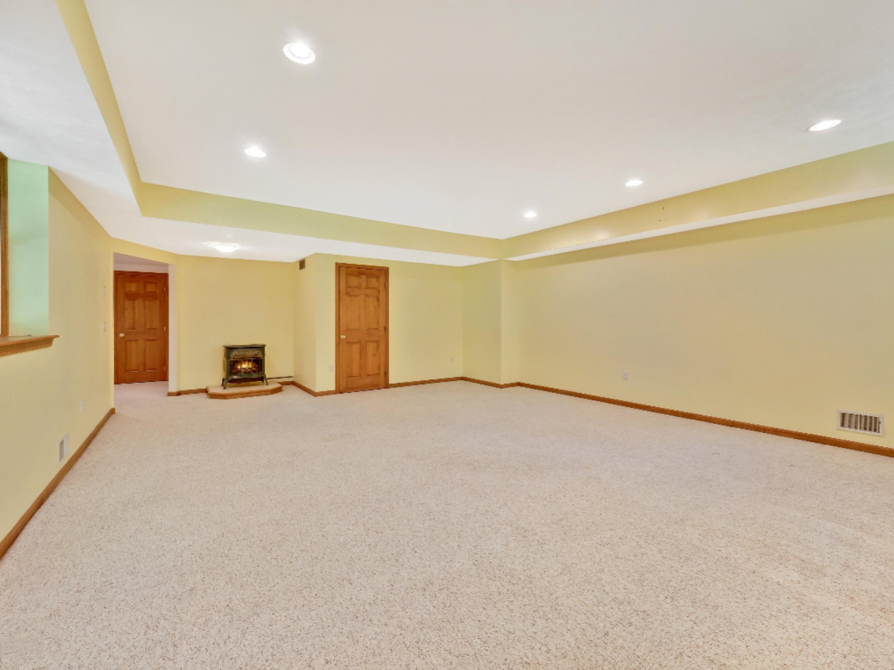 3669 Rakoniewski Road Manistee, MI 49660 - Photo 21 of 32 Gas Stove in Lower Level Family Rm