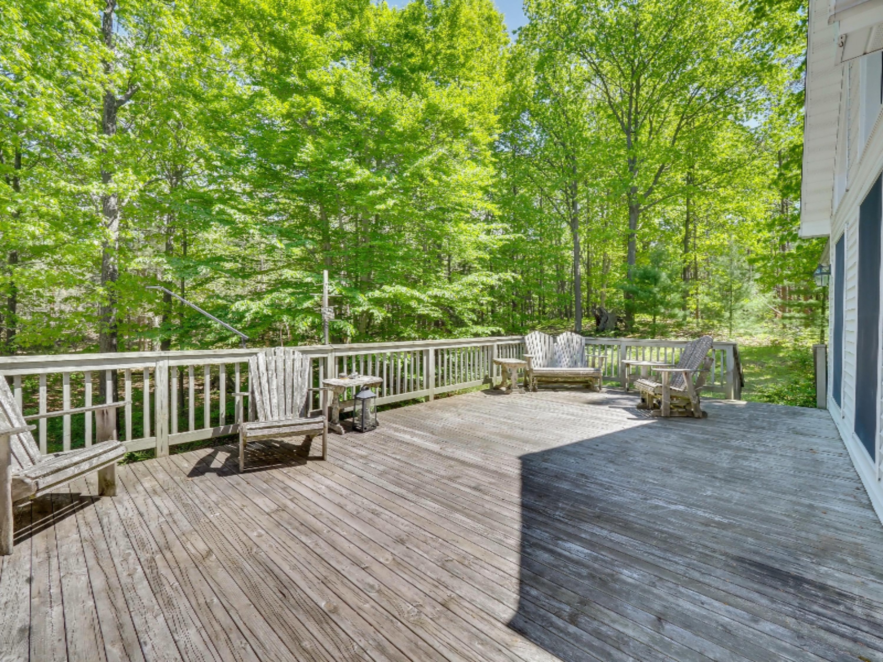 3669 Rakoniewski Road Manistee, MI 49660 - Photo 27 of 32 Beautiful, Private, Wooded Back Yard