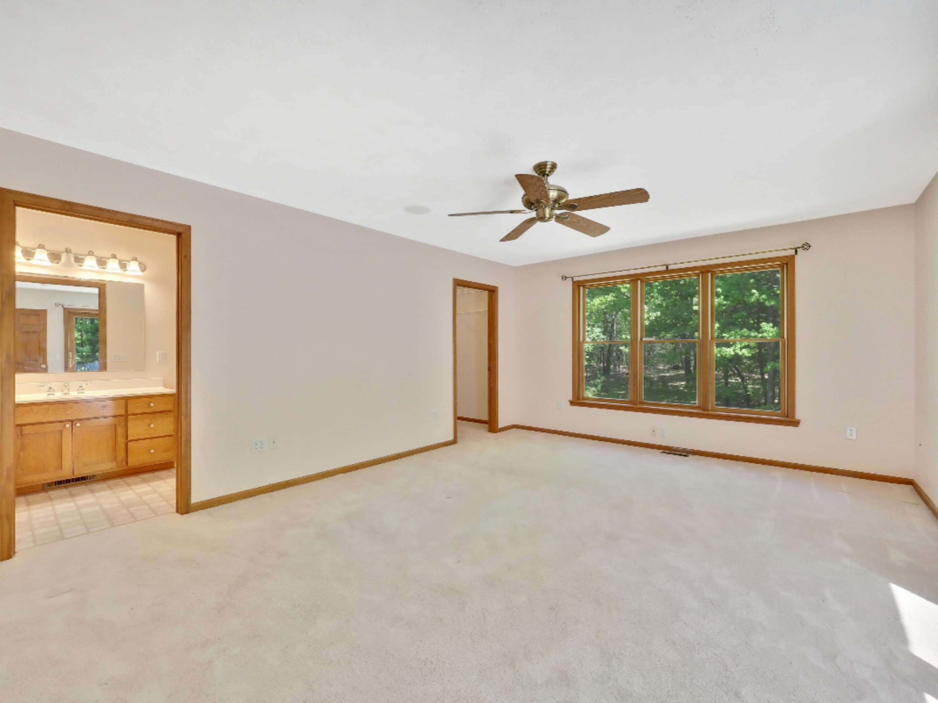 3669 Rakoniewski Road Manistee, MI 49660 - Photo 10 of 32 Master BR Suite with walk-in closet