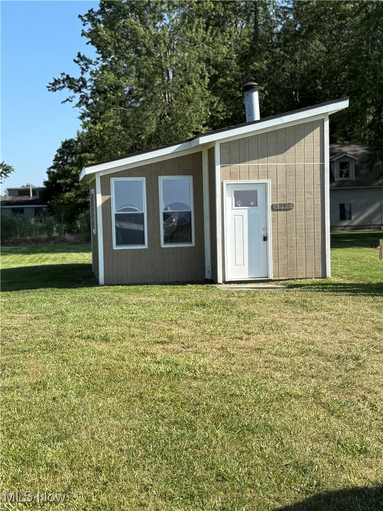 View of outdoor structure