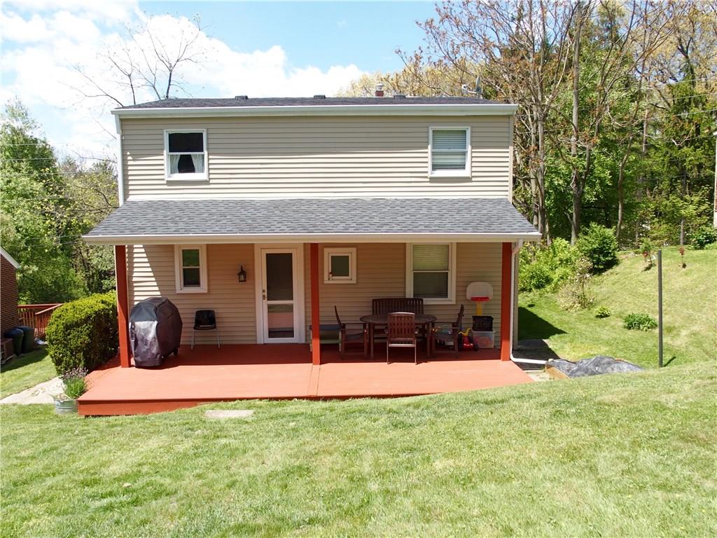 This Covered deck is great for shade, reading, and entertaining, bring on summer!
