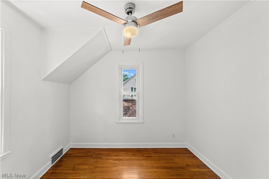 6444 Wilson Mills Road Cleveland, OH 44143 - Photo 19 of 29 2nd floor Bedroom with Hardwood Floors and Freshly Painted !1 of 3 Bedrooms.