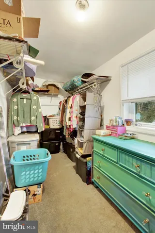 a view of storage and utility room