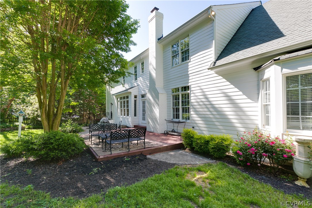 8100 Lower Ralston Road Henrico, VA 23229 - Photo 45 of 50 From the rear, with deck and terrace