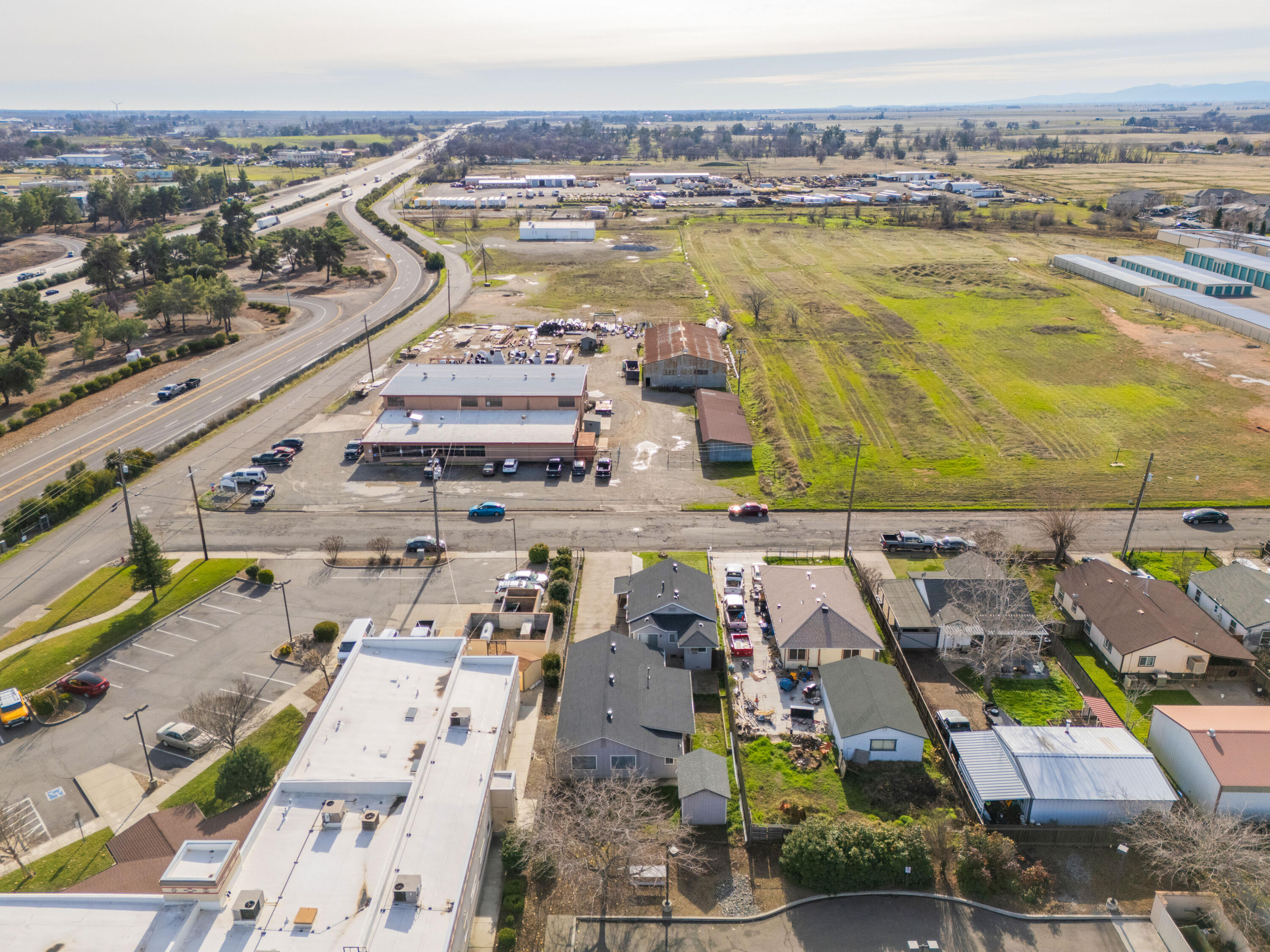 240 Kimball Road Red Bluff, CA 96080 - Photo 53 of 56 an aerial view of residential houses with outdoor space