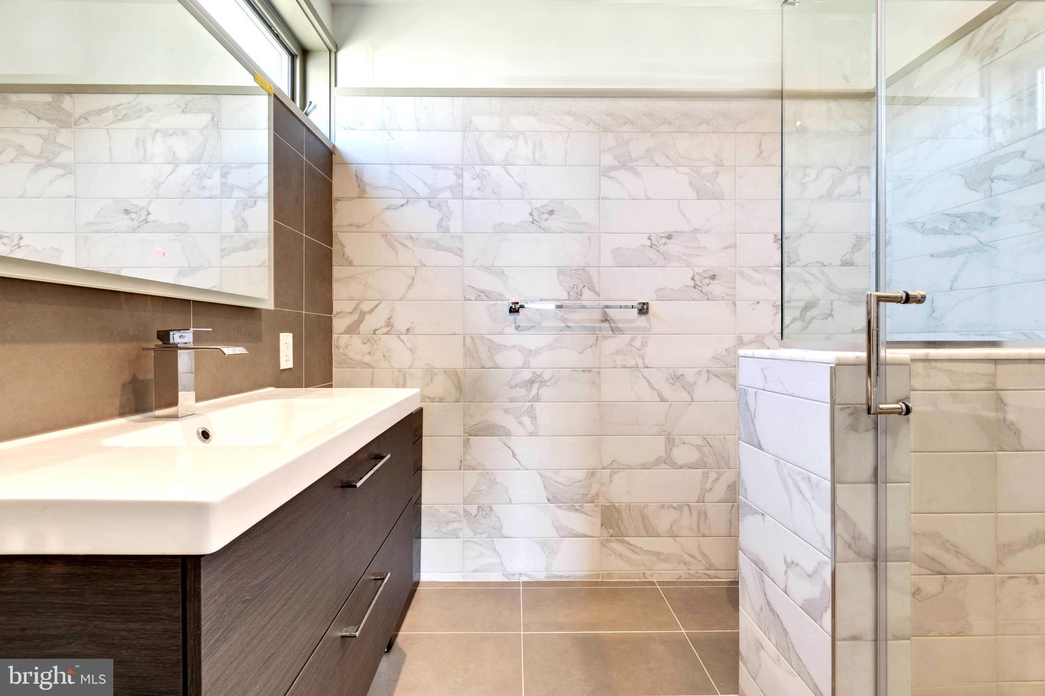 328 Hickory Point Road Pasadena, MD 21122 - Photo 35 of 49 Italian Porcelain Tile Bath . Walk-In Shower