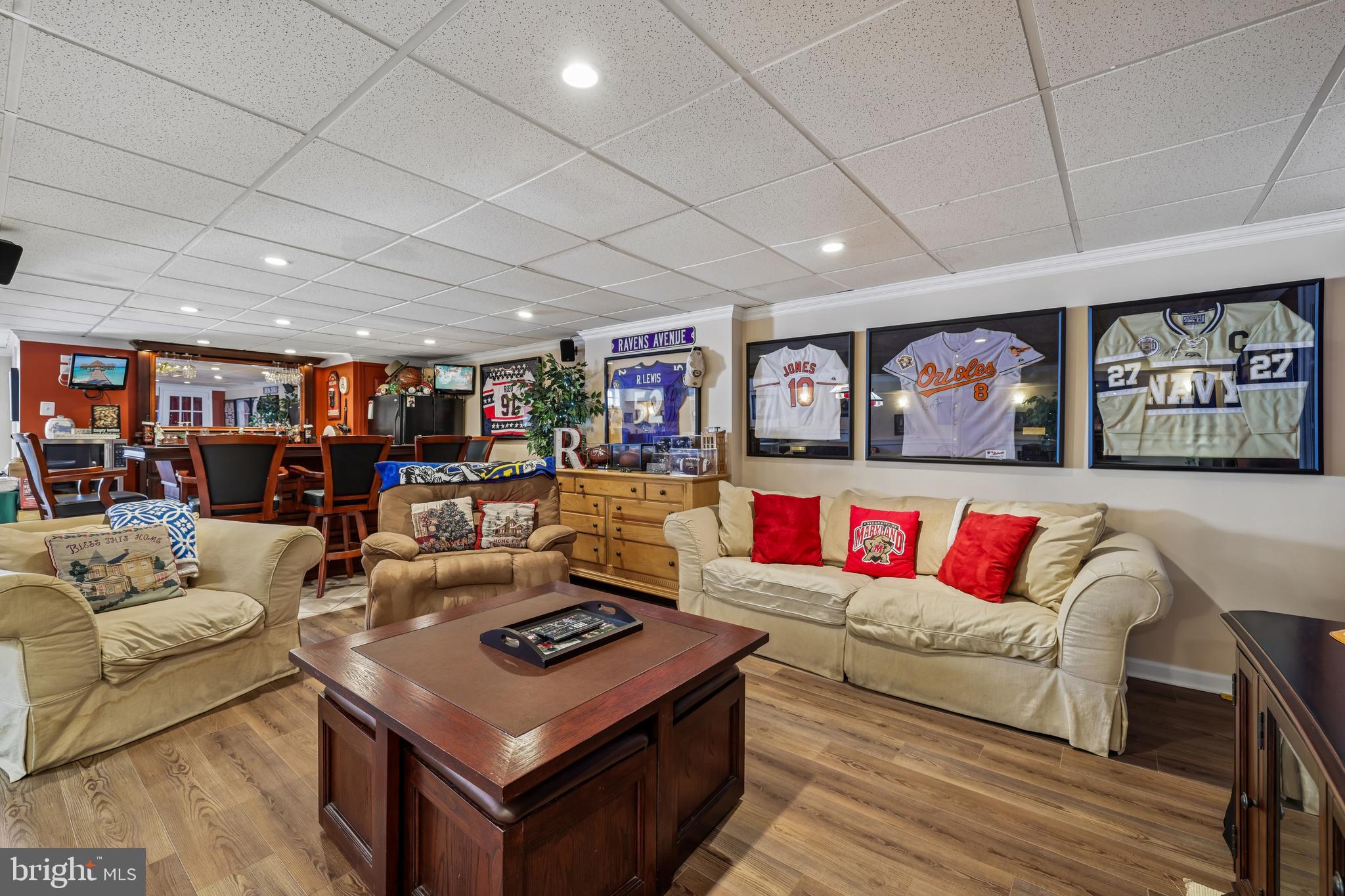 1501 Ritchie Street Annapolis, MD 21401 - Photo 31 of 59 Fully Finished Basement with Bar