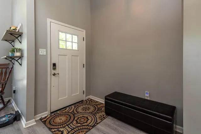 a room with storage and utility