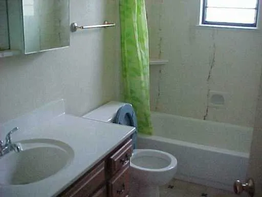 a bathroom with a sink and a toilet
