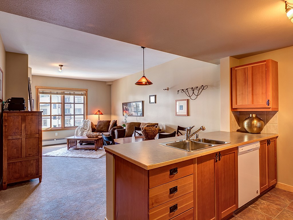 Kitchen open to the Living Area.