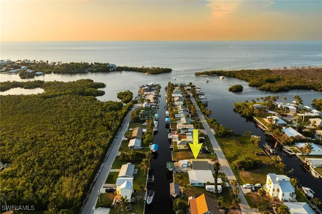 a view of a city and ocean view