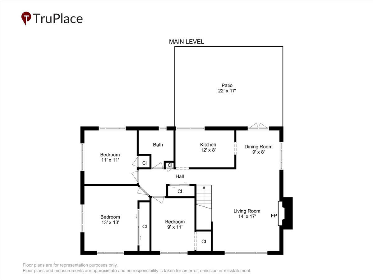 104 Belton Road Silver Spring, MD 20901 - Photo 56 of 56 Main Level Floor Plan