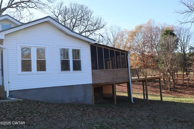 a house view with a outdoor space