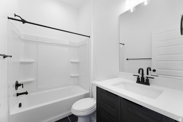14392 South Champ Cove Draper, UT 84020 - Photo 27 of 31 Bathroom featuring vanity and shower combination