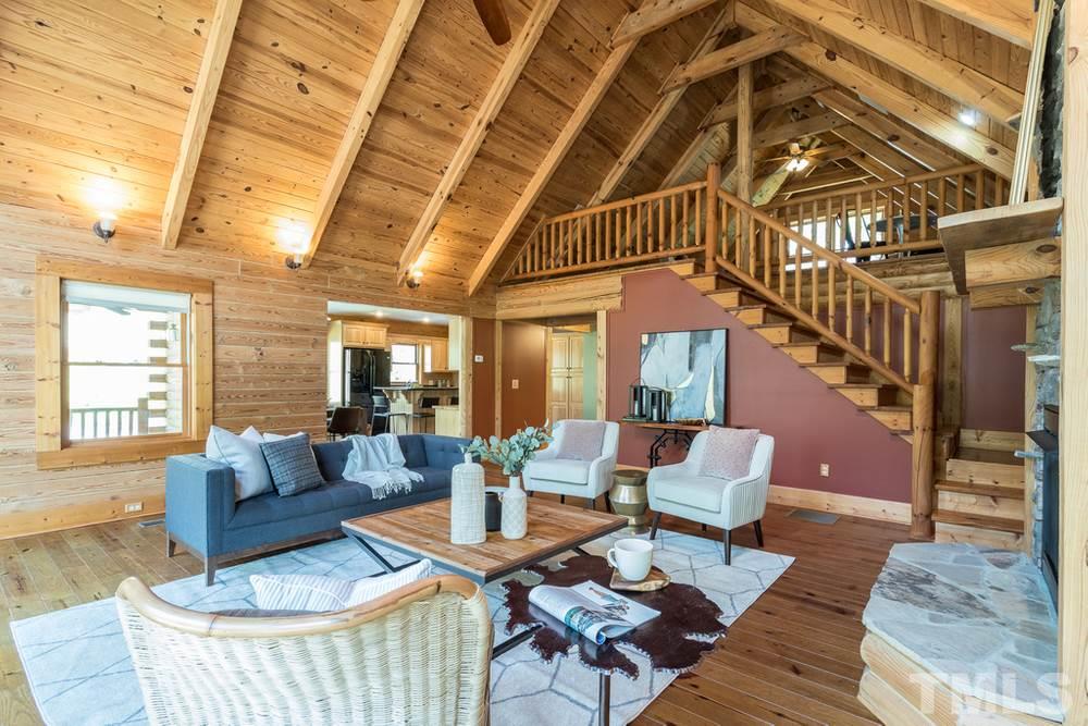 307 November Drive Durham, NC 27712 - Photo 10 of 30 a living room with furniture and wooden floor
