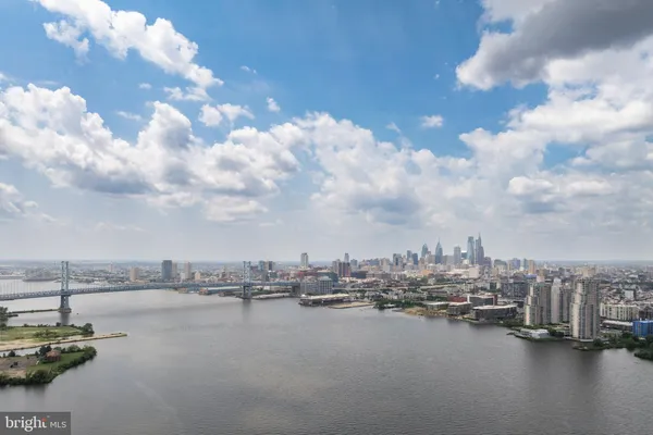 a view of a city with tall buildings