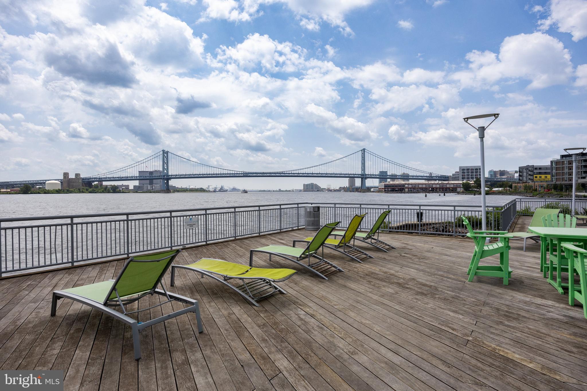 901 North Penn Street, Unit P24012 Philadelphia, PA 19123 - Photo 58 of 59 an aerial view of a chairs and table on the terrace