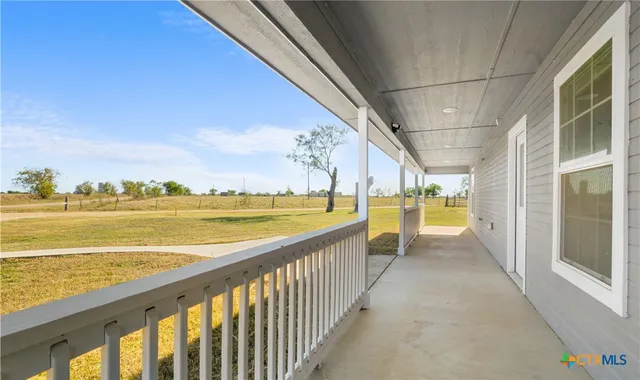 a view of balcony with outdoor space