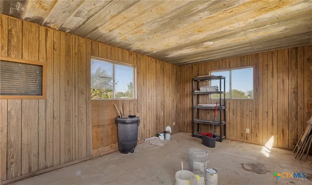 a view of an ocean and city