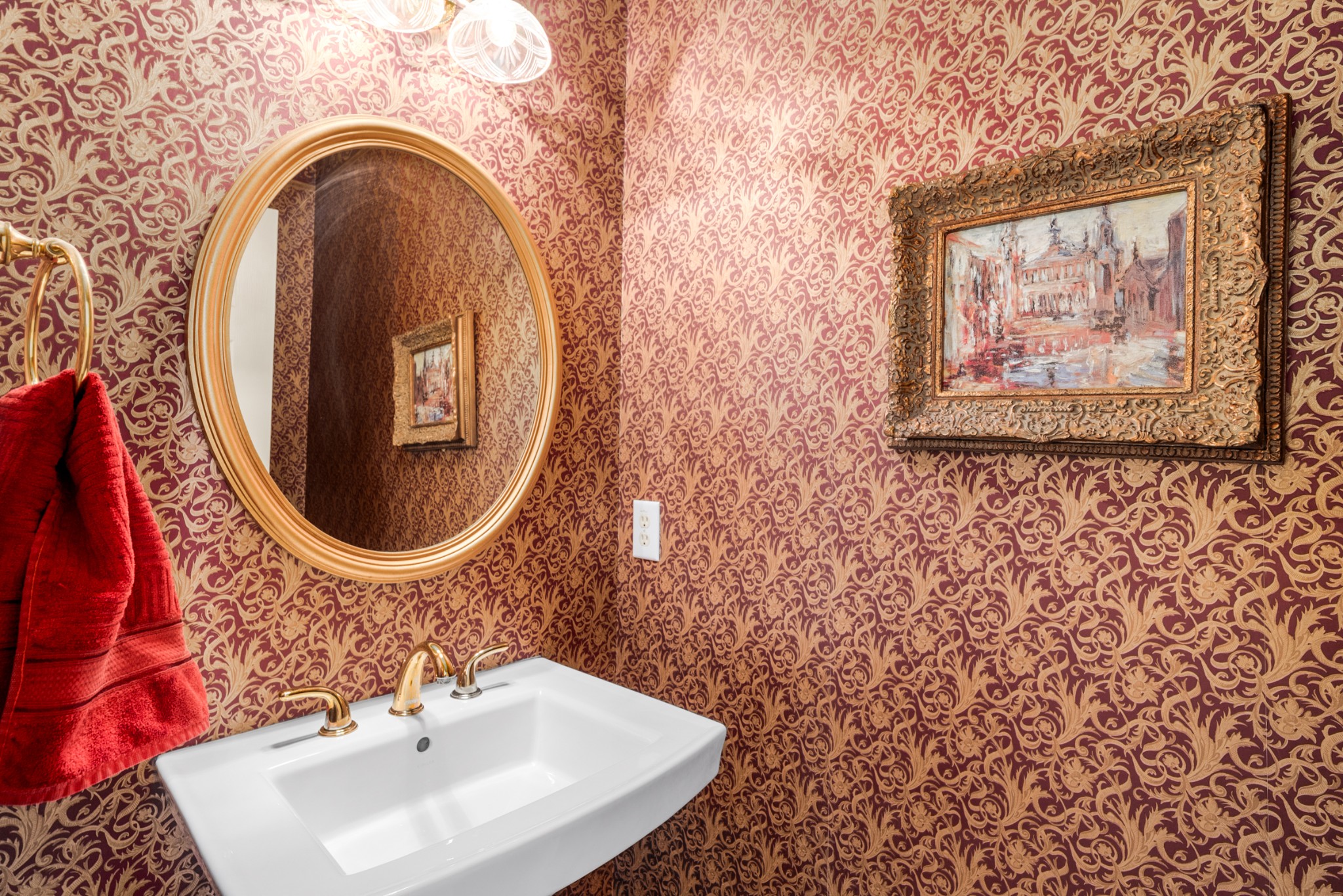 446 Savannah Way Franklin, TN 37067 - Photo 15 of 30 a bathroom with a sink and a mirror