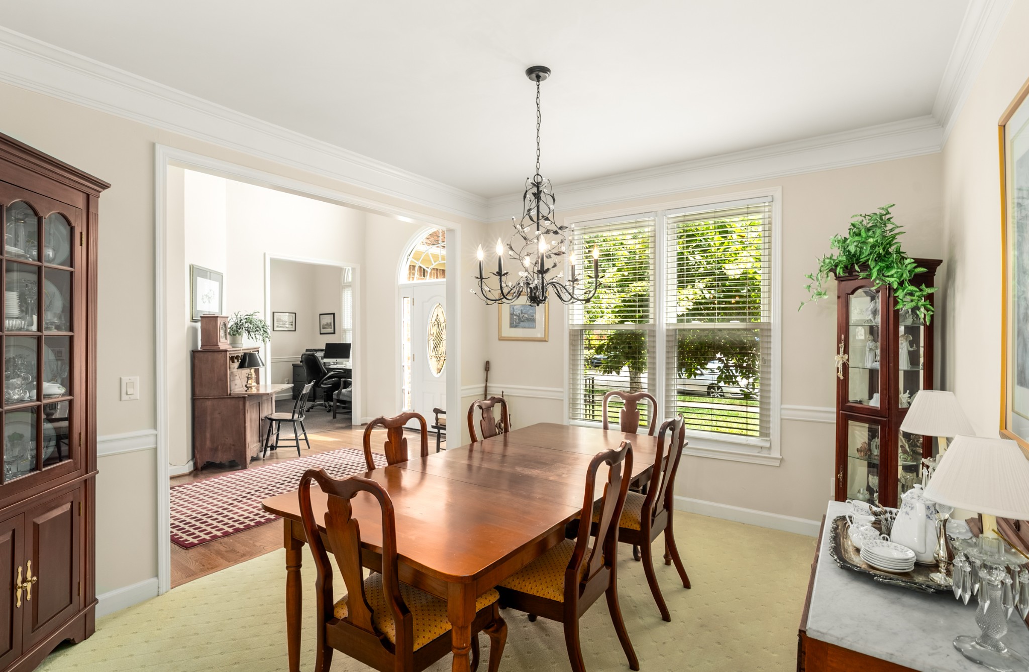 446 Savannah Way Franklin, TN 37067 - Photo 5 of 30 a view of a dining room with furniture window and outside view