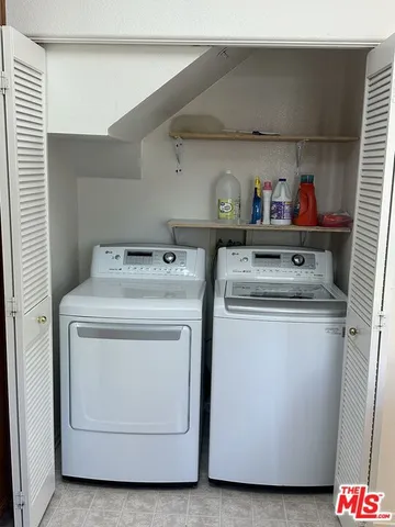 an empty room with closet