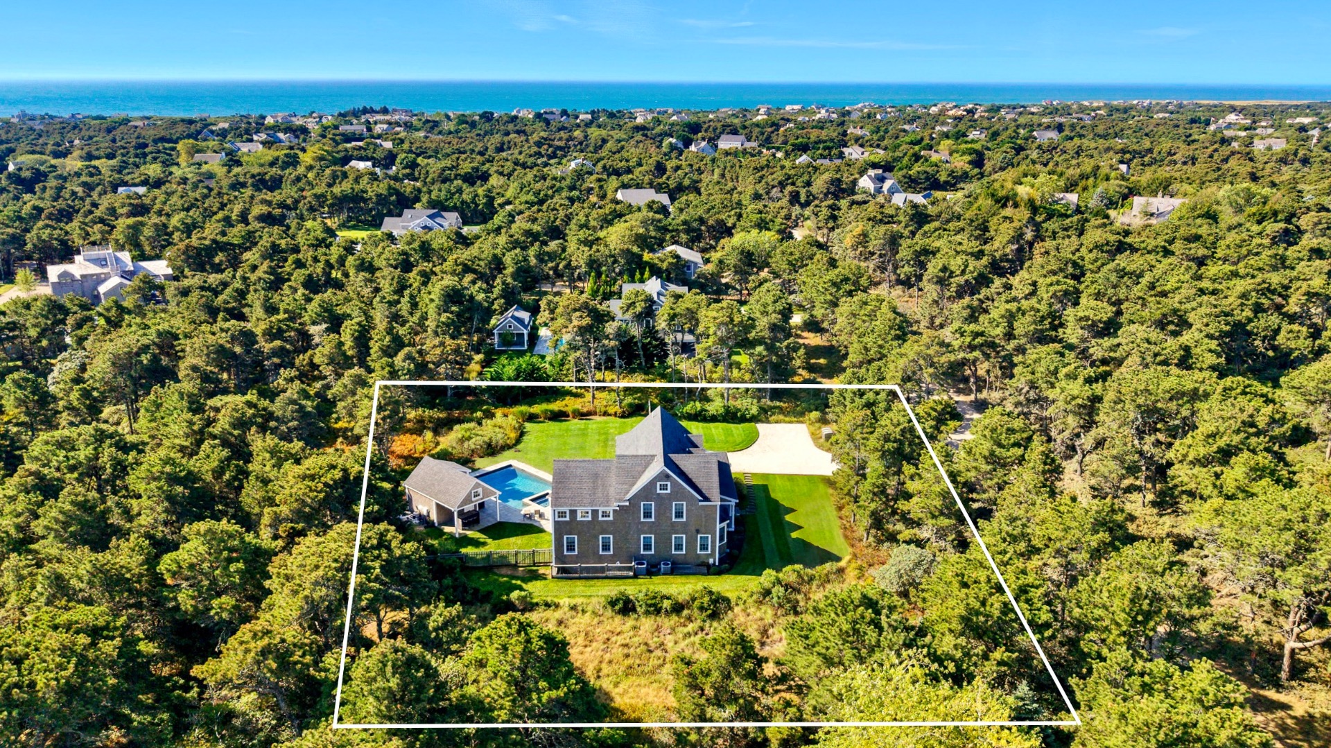 50 Lovers Lane Nantucket, MA 02554 - Photo 2 of 34 a view of swimming pool and mountain