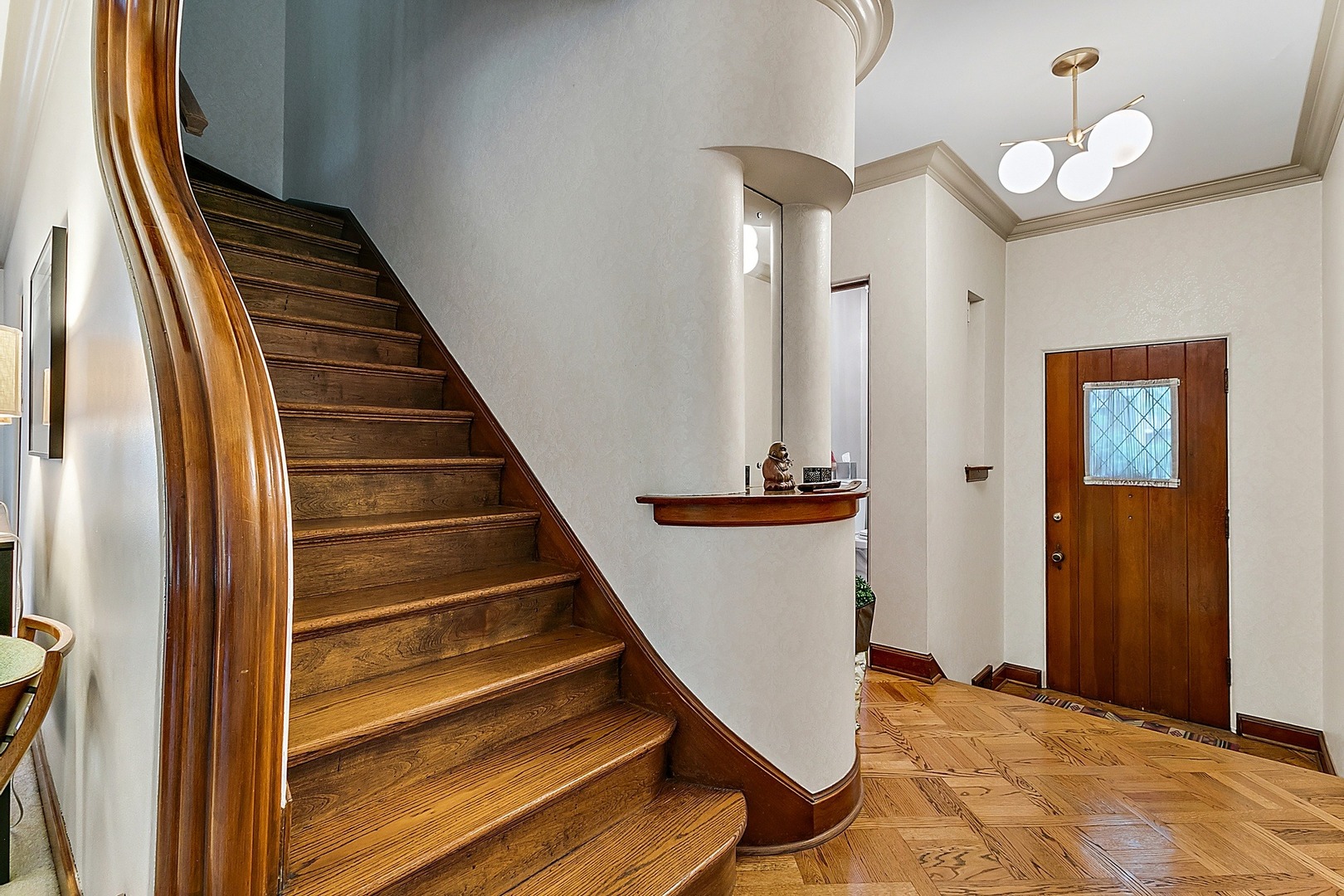 424 Uvedale Road Riverside, IL 60546 - Photo 5 of 46 a view of an entryway with staircase