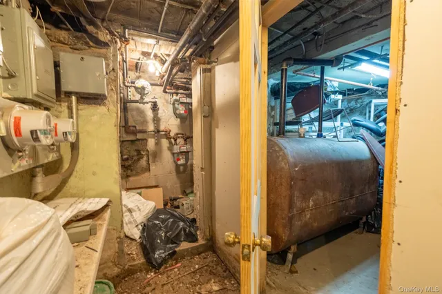 a view of storage and utility room