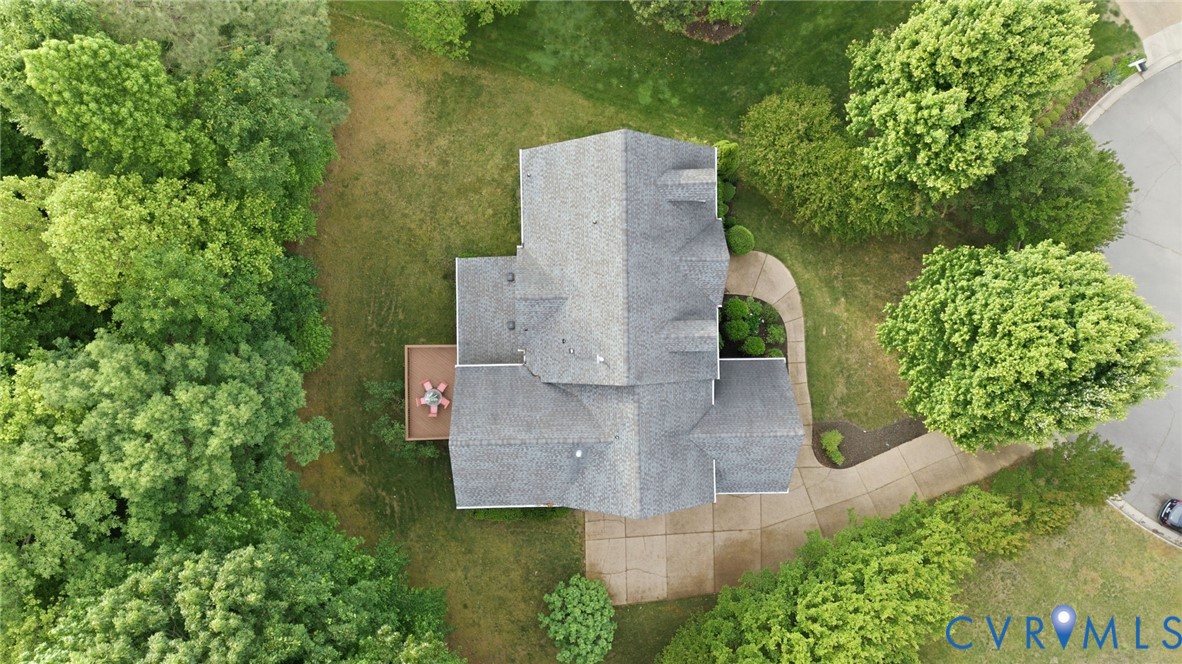 14331 Roderick Court Midlothian, VA 23113 - Photo 67 of 71 an aerial view of a house with a yard