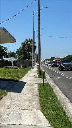 a car parked on the side of the road