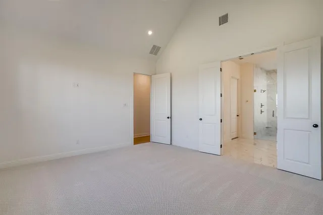 a view of an empty room