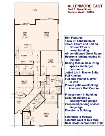 $499,950 | 2440 South Steele Street, Unit 111, Tacoma, WA 98405